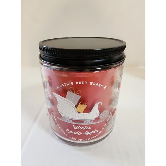 Bath & Body Works Lot of 4 Single Wick Holiday Scents Candles  7 oz - Picture 5 of 5